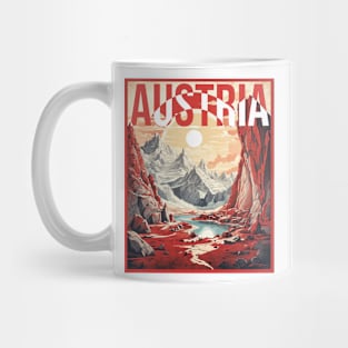 Eisriesenwelt Cave Austria Vintage Travel Retro Tourism Mug